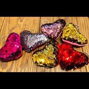 Mermaid 🧜♀️ heart keychains